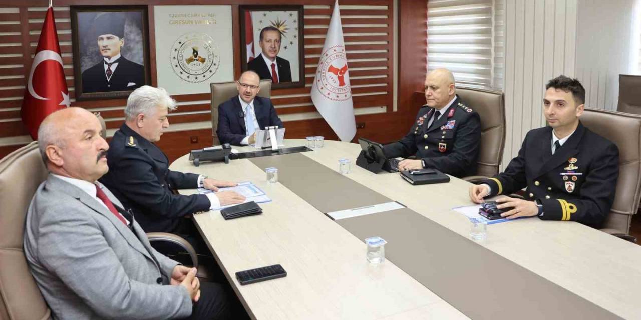 Giresun’da Güvenlik Ve Asayiş Toplantısı Düzenlendi