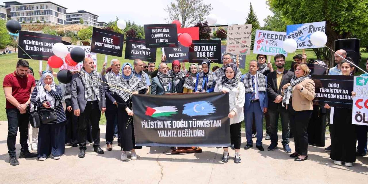 Hasan Kalyoncu Üniversitesi’nde Filistin’e Destek Yürüyüşü Düzenlendi