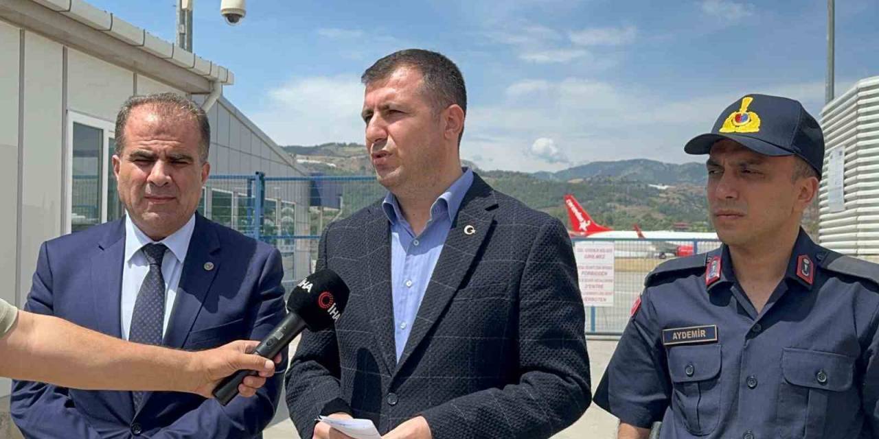 Gazipaşa Kaymakamı Altun: "Uçak Pistinde Herhangi Bir Sorun Yok"