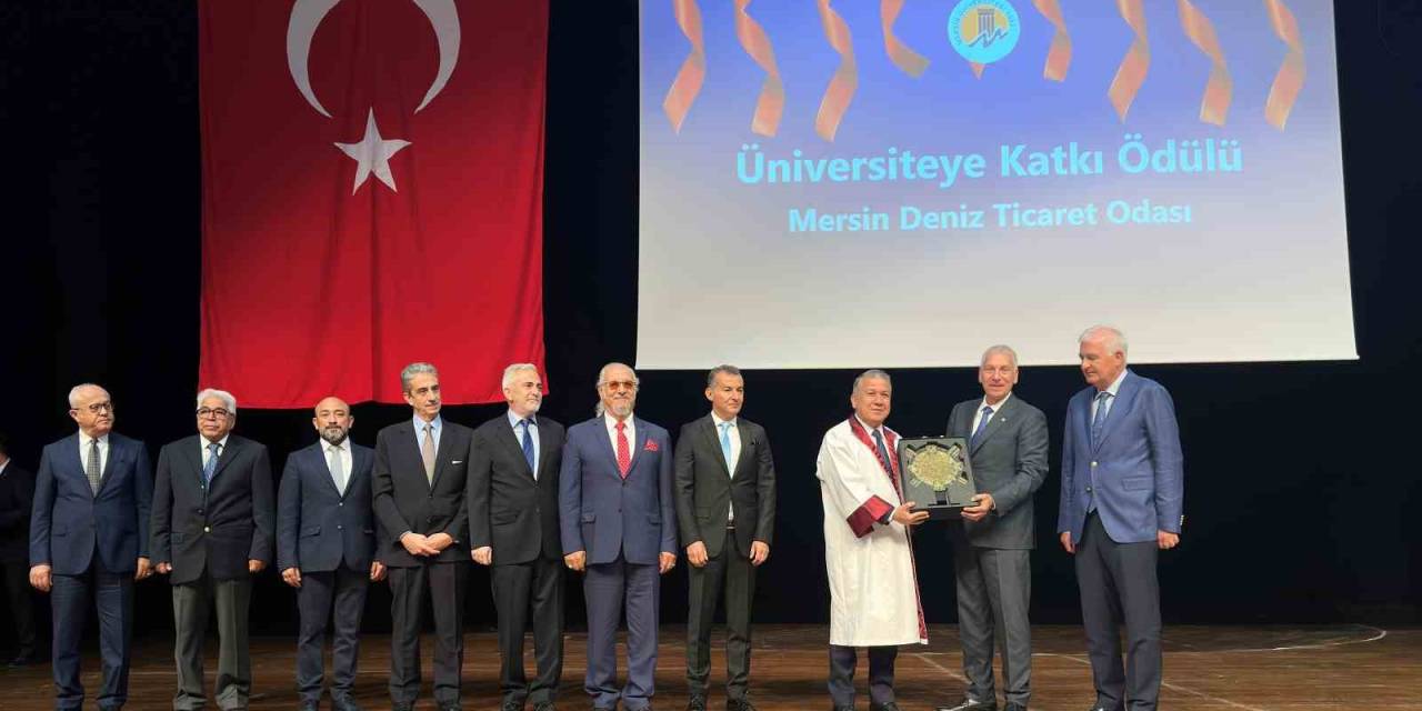 Mdto’na ’üniversiteye Katkı Ödülü’ Verildi