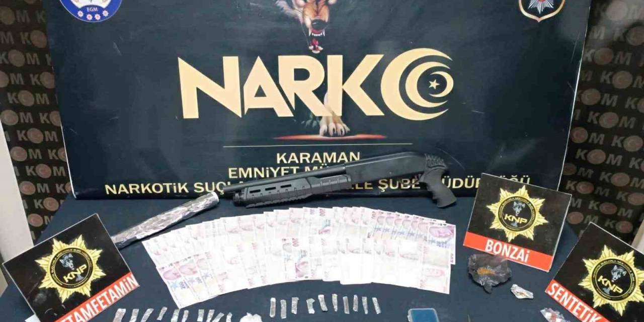 Karaman’da 4 Kişi Uyuşturucudan Tutuklandı