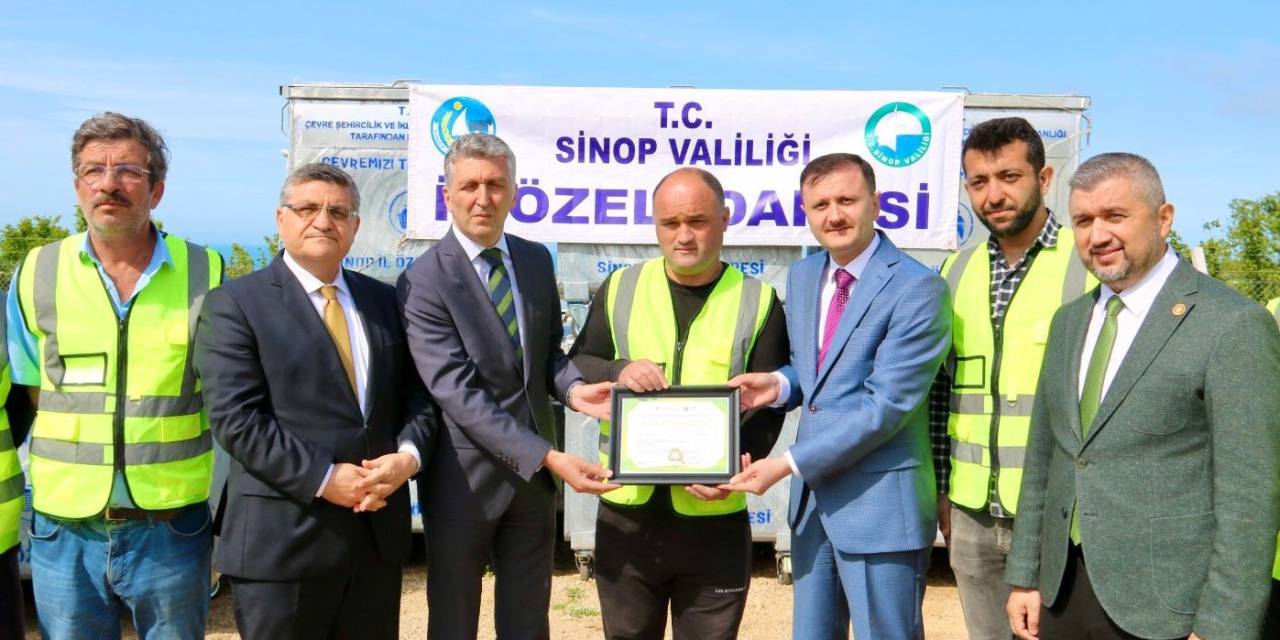 Sinop İl Özel İdaresine Sıfır Atık Belgesi