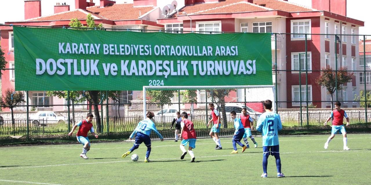 Karatay’da “3. Ortaokullar Arası Dostluk Ve Kardeşlik Futbol Turnuvası”” Başladı