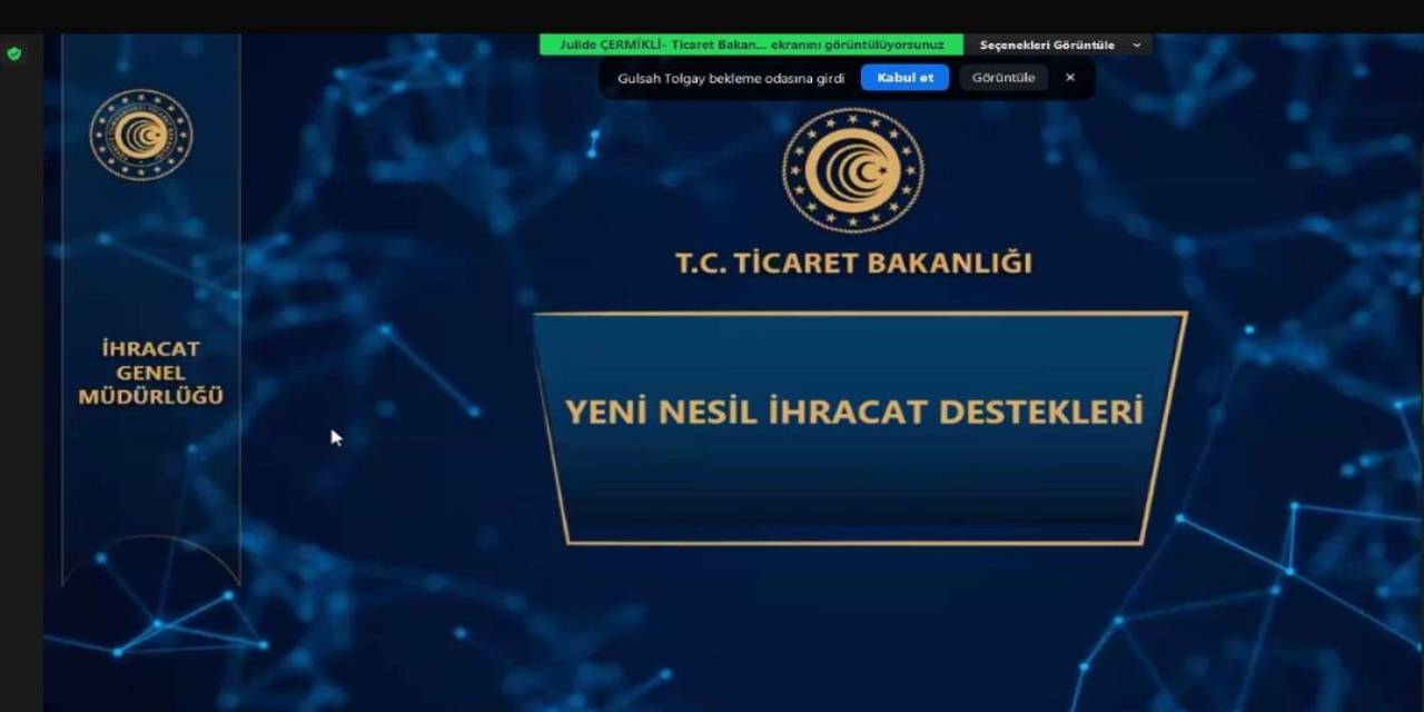 İhracat Süreçleri Ve Devlet Destekleri Denib’te Konuşuldu