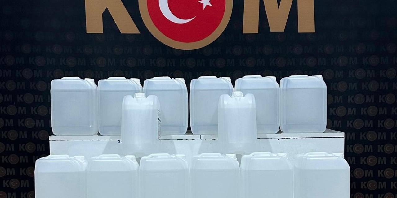 Kars’ta 100 Litre Sahte Alkol Ele Geçirildi