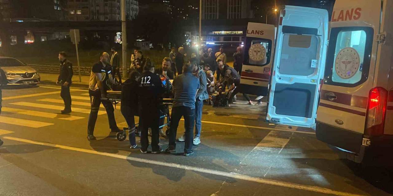 Rize’de Otomobilin Çarptığı Yabancı Uyruklu 2 Kadın Yaralandı