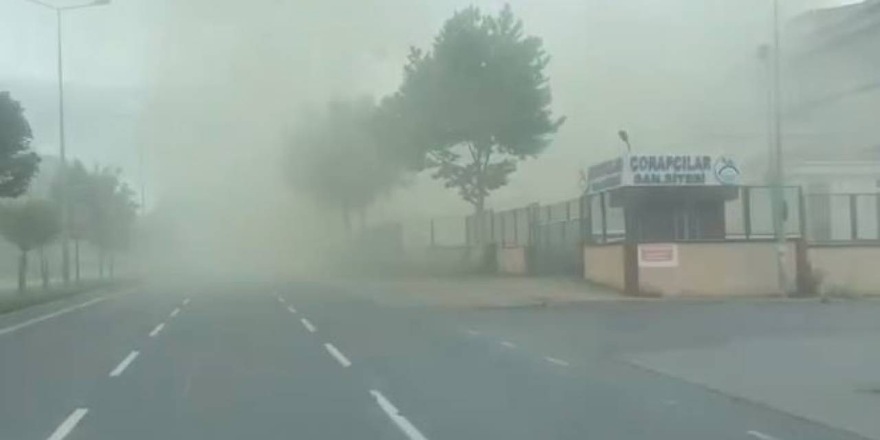 Başakşehir’de Sanayi Sitesinde Korkutan Yangın