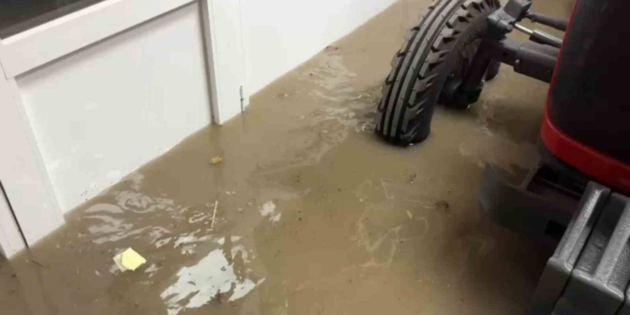 Zile’de Ev Ve İş Yerleri Sular Altında Kaldı: Vatandaşlar Kendi Çabalarıyla Suyu Tahliye Etmeye Çalıştı