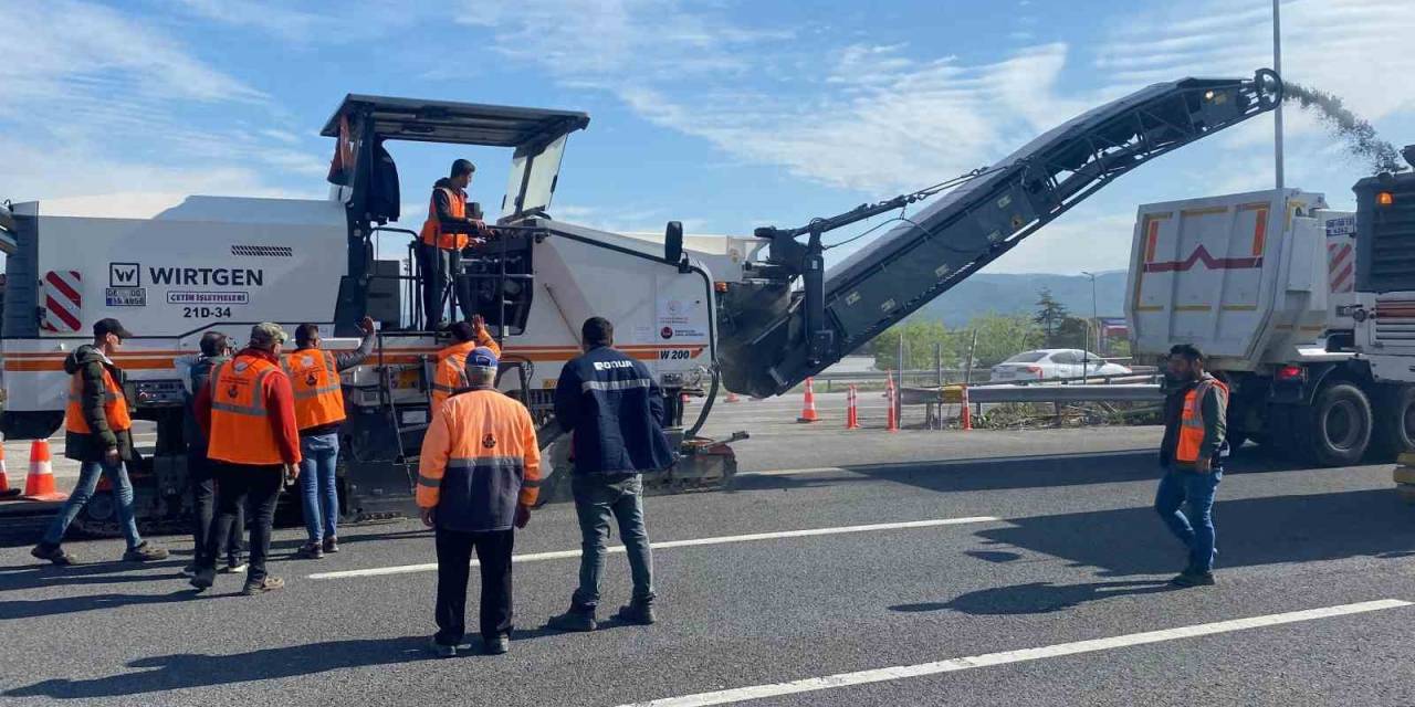 Düzce Kaynaşlı Arası Otoyol Trafiğe Kapandı