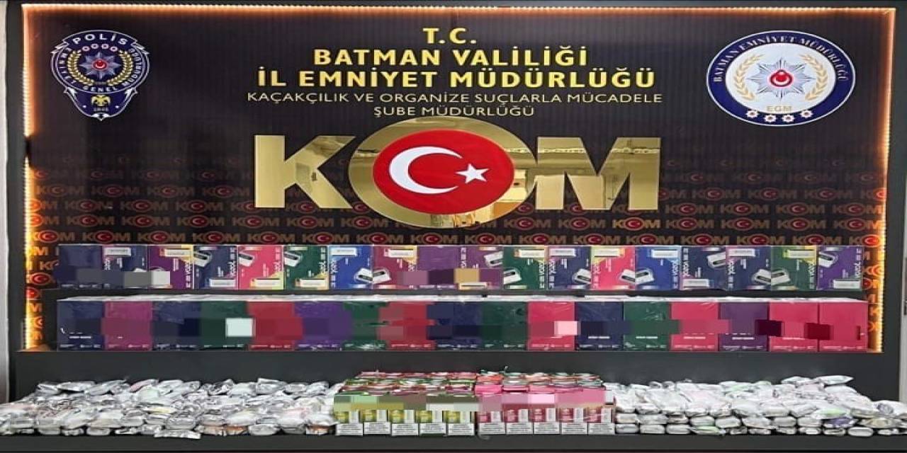 Batman’da Bin 120 Adet Kaçak Elektronik Sigara Ele Geçirildi