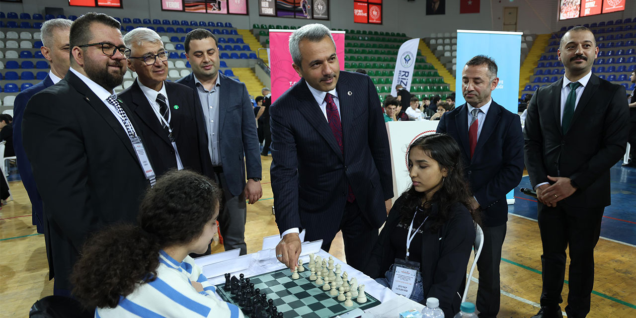 Türkiye Okul Sporları Satranç Şampiyonası, Rize'de başladı