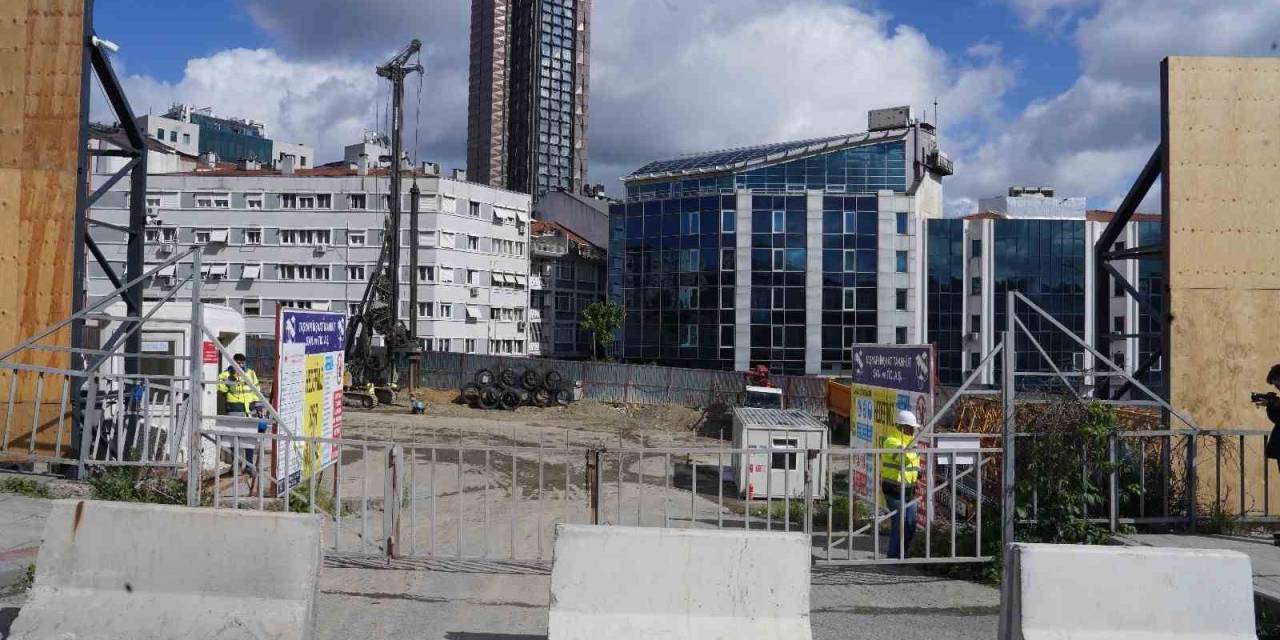 Şişli’deki Gökdelen İnşaatına Beton Bariyer