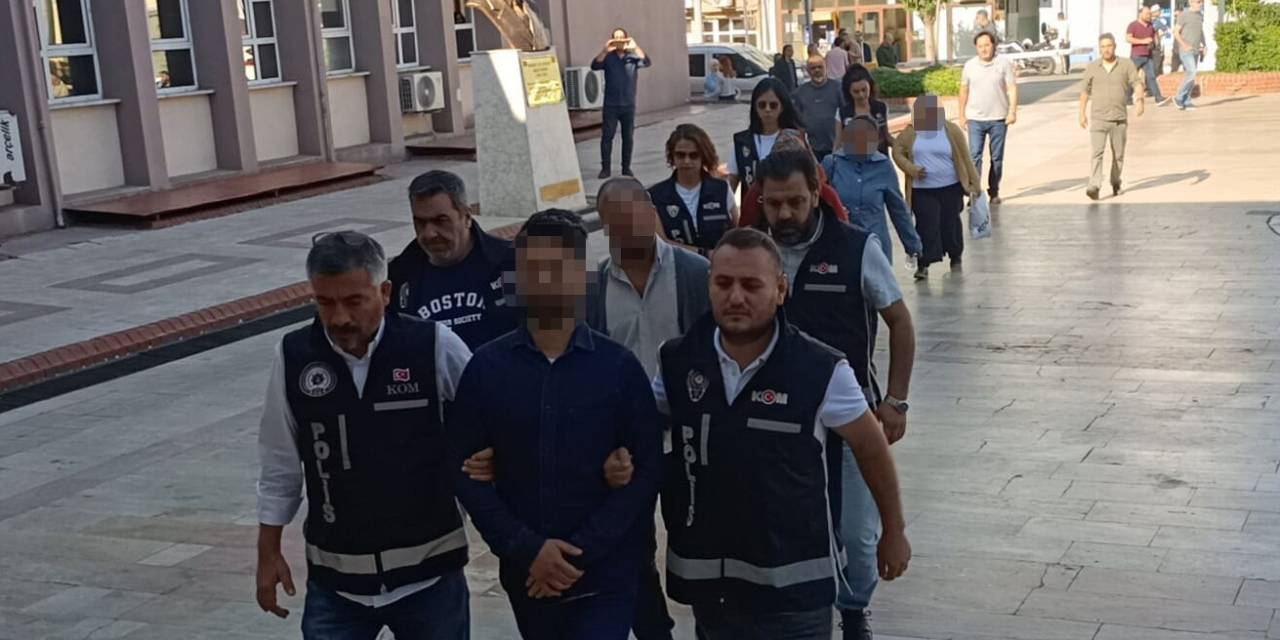 Aydın’da "Kıskaç-15" Operasyonu Şüphelileri Adliyeye Sevk Edildi