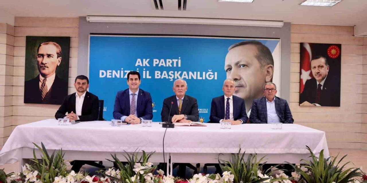 Yerel Yönetimler Başkanı Yılmaz, Ak Parti Denizli Teşkilatlarıyla Değerlendirme Yaptı