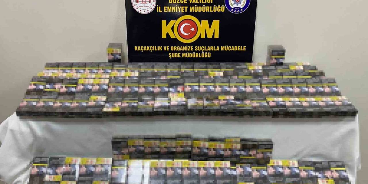 340 Paket Kaçak Sigaraya El Konuldu