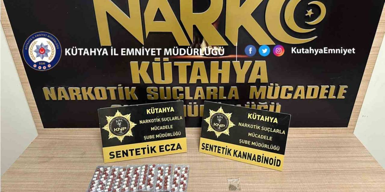 Kütahya’da Üzerinde Ve Evinde Uyuşturucu Bulunan Kişi Tutuklandı