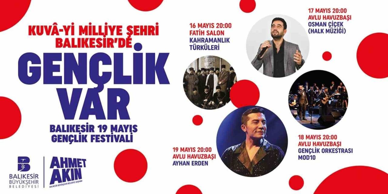 Balıkesir’de Gençlik Festivali Fırtınası Esecek