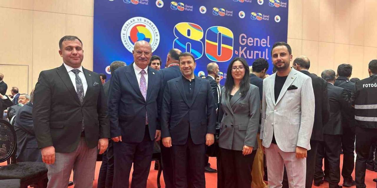 Siirt Tso Başkanı Kuzu, Tobb’de Düzenlenen Hizmet Şeref Belgesi Takdim Törenine Katıldı