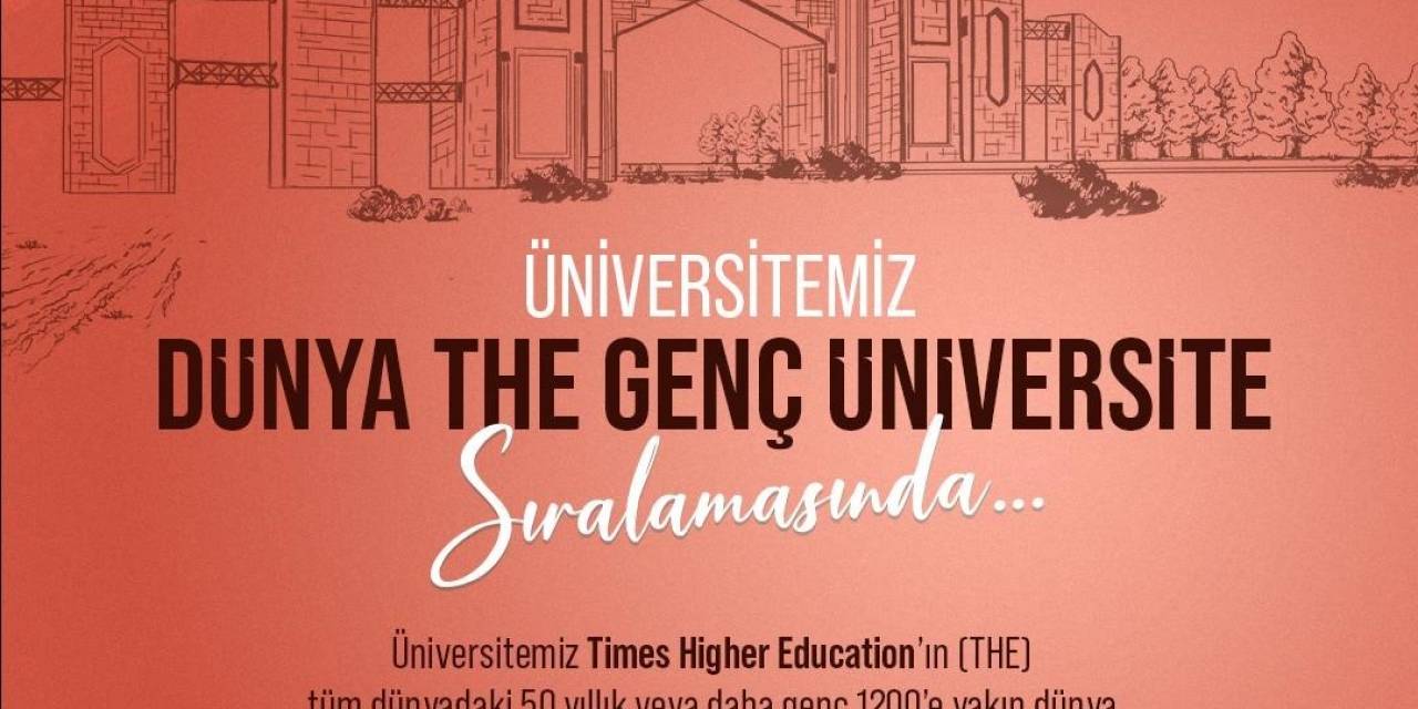 Niğde Ömer Halisdemir Üniversitesi Uluslararası Sıralamalarda Bir Önemli Başarı Daha Elde Etti