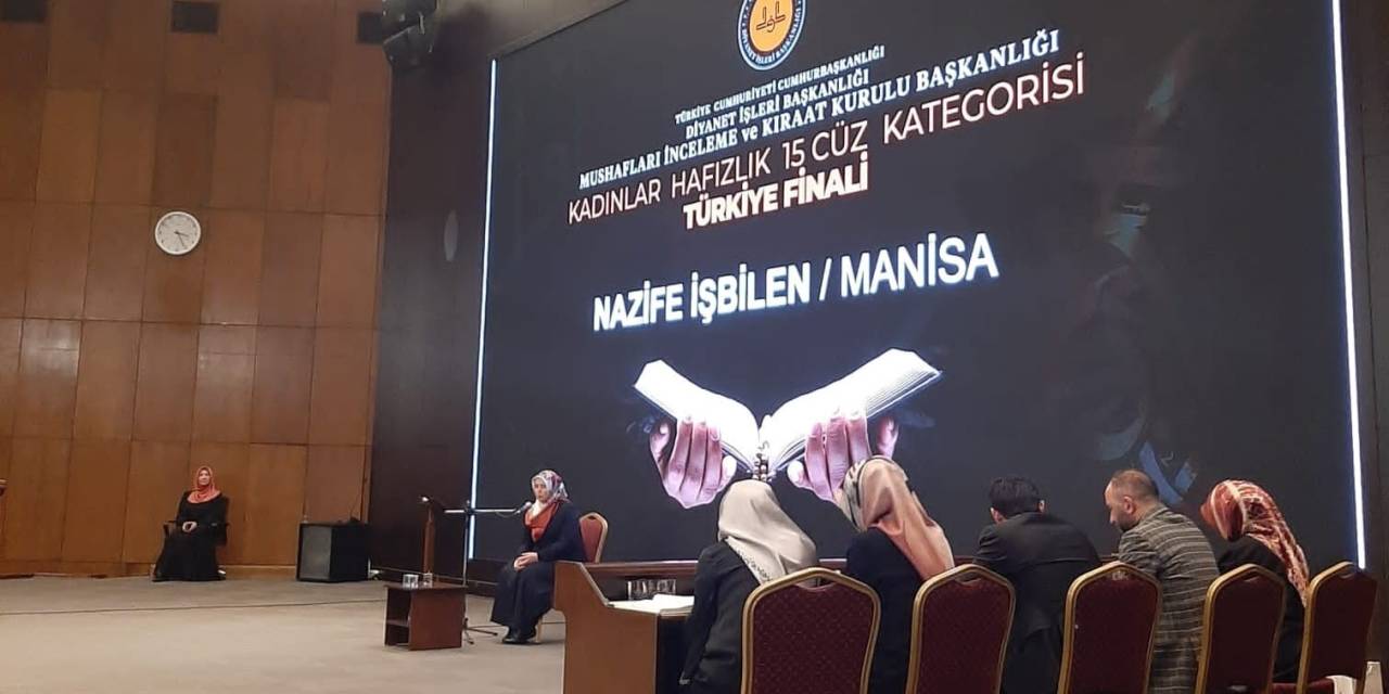 Kadın Hafızlık Yarışmasının Türkiye İkincisi Manisa’dan