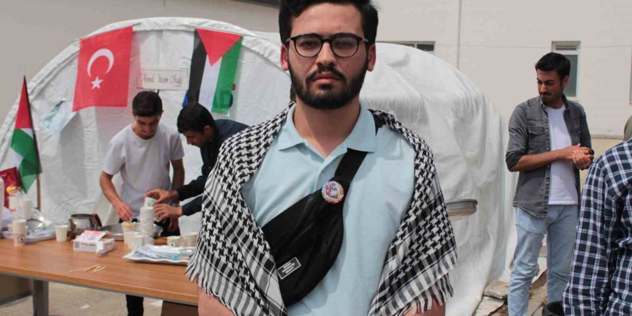 Siirt Üniversitesi Öğrencileri Gazze’ye Destek İçin Çadır Nöbeti Başlattı