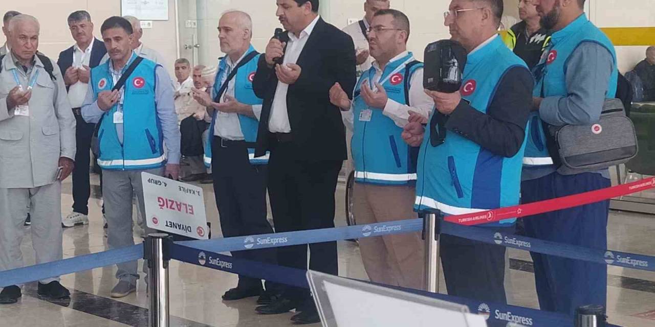 Elazığ’da 187  Hacı Adayı Dualarla Uğurlandı