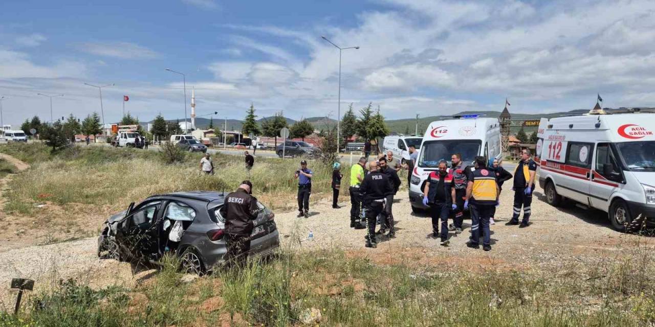 Yunanistanlıların Bulunduğu Otomobil Takla Attı: 1 Ölü, 2 Yaralı