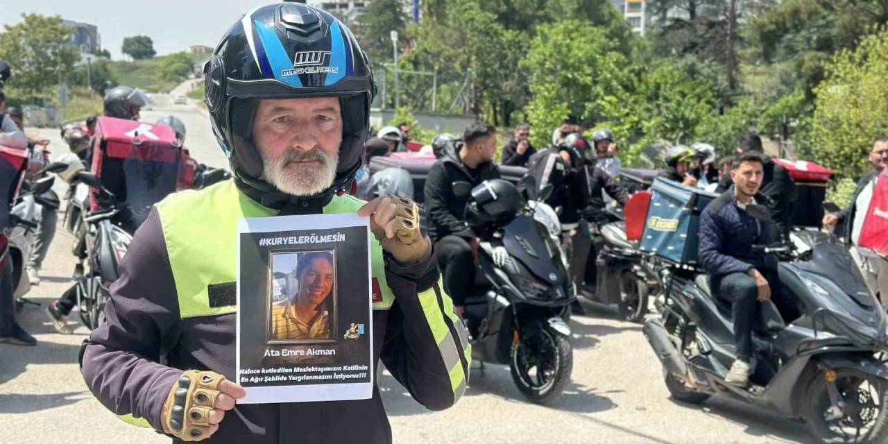 Bursa’da Motokuryeler Ata Emre Akman İçin Kontak Kapattı