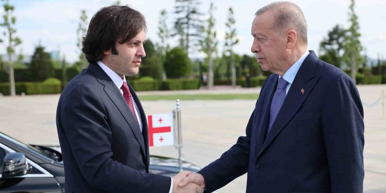 Cumhurbaşkanı Erdoğan, Gürcistan Başbakanı Kobakhidze’yi Resmi Törenle Karşıladı