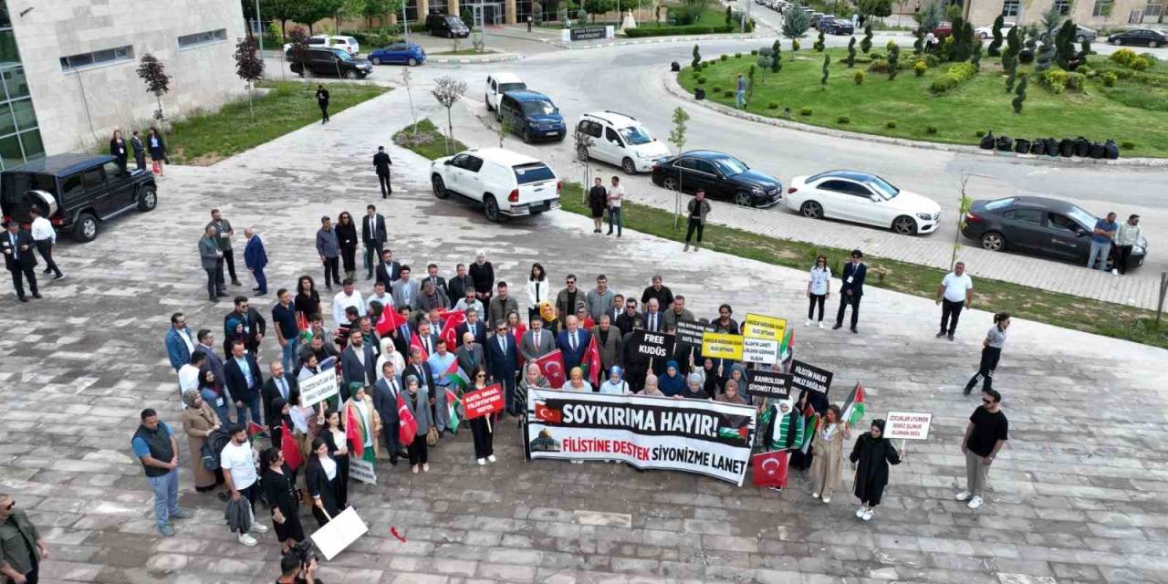 Tunceli’de Üniversite Öğrencilerinden Filistin’e Destek