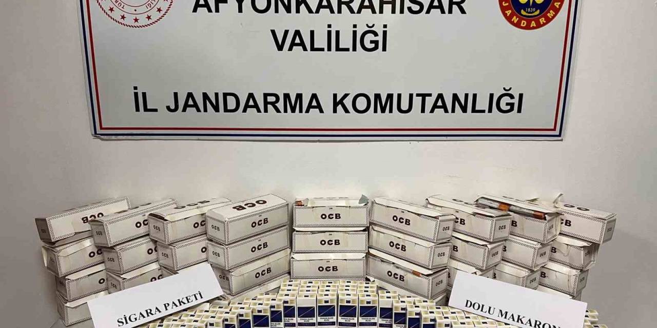 Bolvadin’de Kaçak Sigara Operasyonu