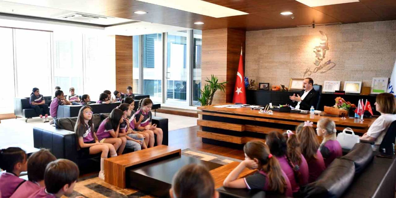 Başkan Kotan Çocukların Sorularını Yanıtladı