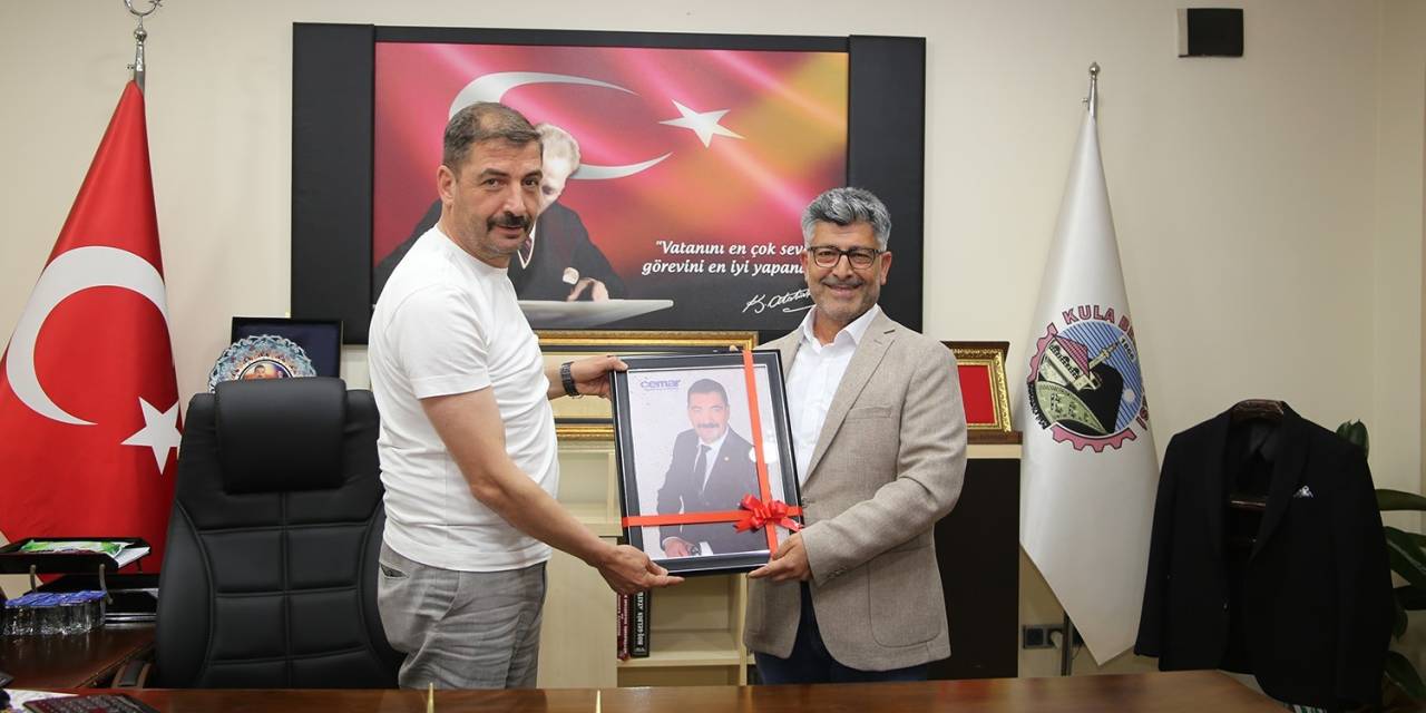 Cemar Genel Müdürü Yalçın’dan Başkan Dönmez’e ’hayırlı Olsun’ Ziyareti