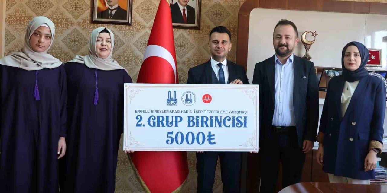 Erzurum’da ‘Engelli Bireyler Arası Hadis-i Şerif Ezberleme Yarışması’