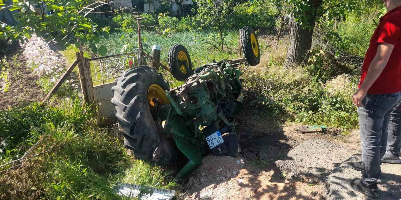 Tır İle Traktör Çarpıştı: 1yaralı