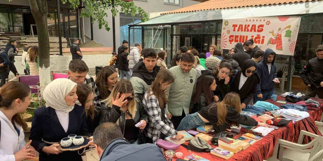 Zmyo Ve Zonguldak Kent Konseyi İş Birliğiyle Takas Şenliği Etkinliği Düzenlendi