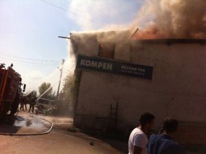 Safranbolu’da İş Yeri Yangını