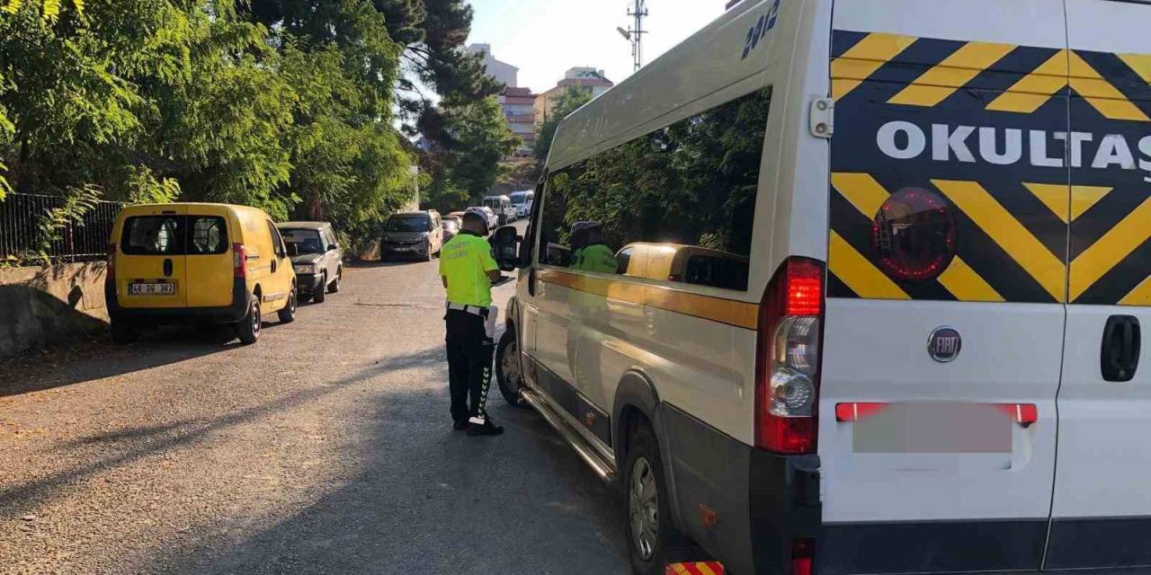 Sinop’ta 3 Servis Aracına Ceza