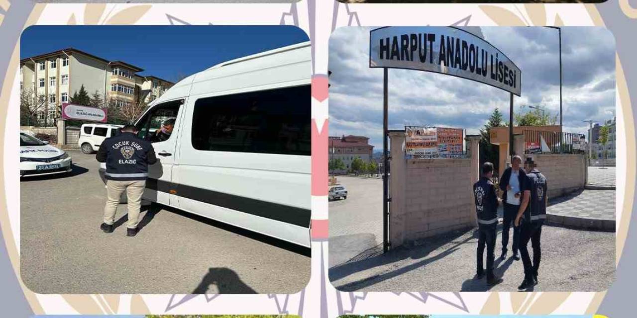 Elazığ’da Okul Önü Denetimleri Sürüyor