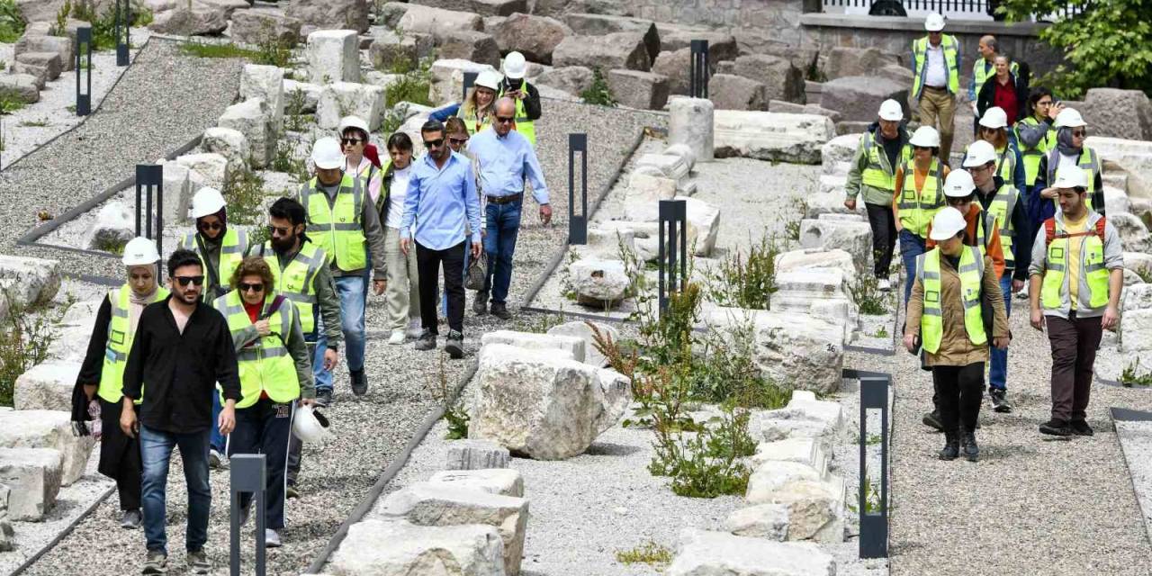 Ankara Büyükşehir Belediyesinin ‘Miras Şantiye Gezileri’ Devam Ediyor