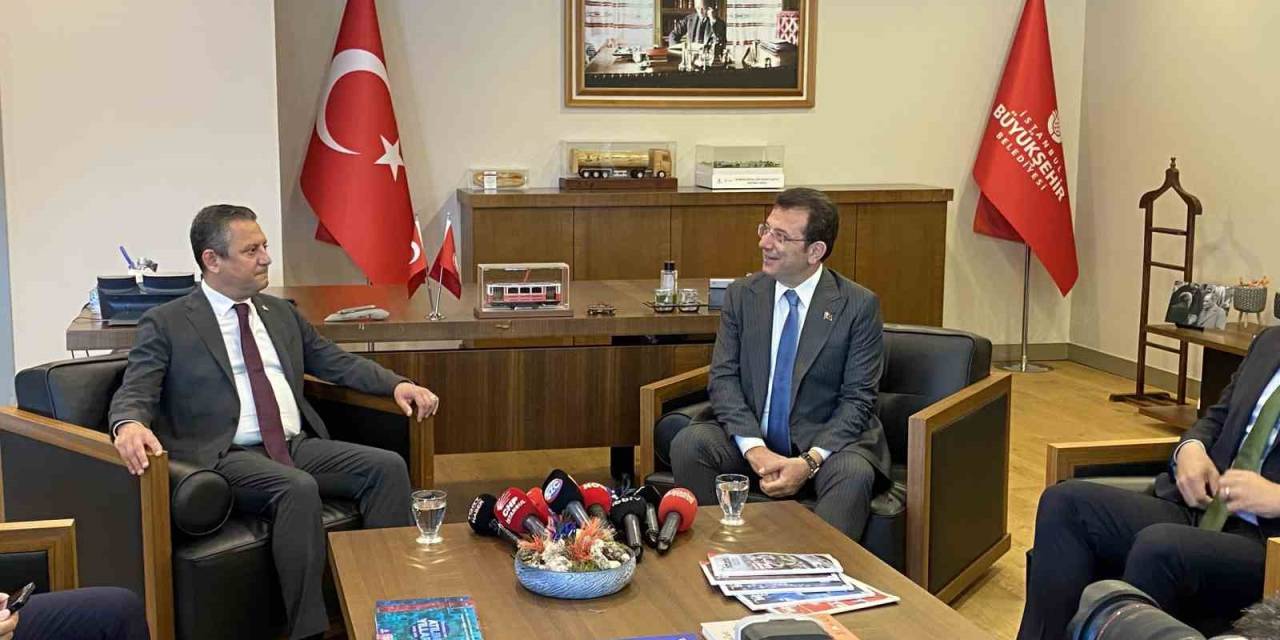 Chp Genel Başkanı Özel, İbb Başkanı İmamoğlu’nu Ziyaret Etti