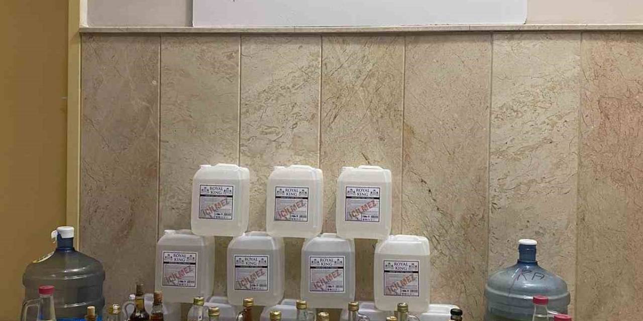 İncirliova’da 150 Litre Kaçak Alkol Yakalandı