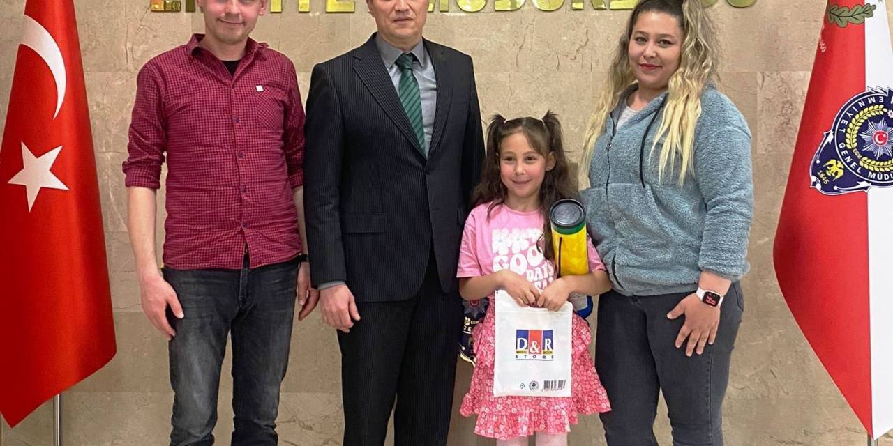 Kütahya İl Emniyet Müdürü Hakan Sıralı’nın Misafiri Minik İkra