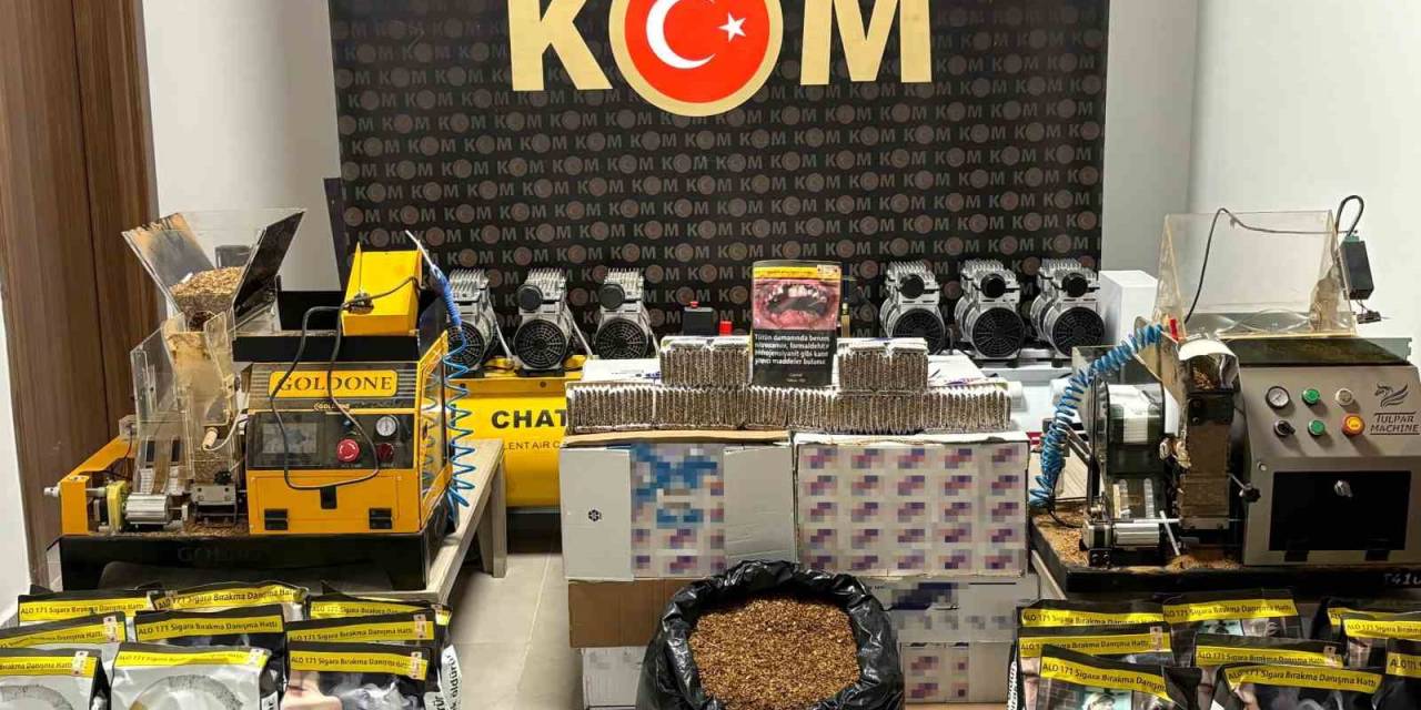 Tekirdağ’da Kaçak Sigara Operasyonu