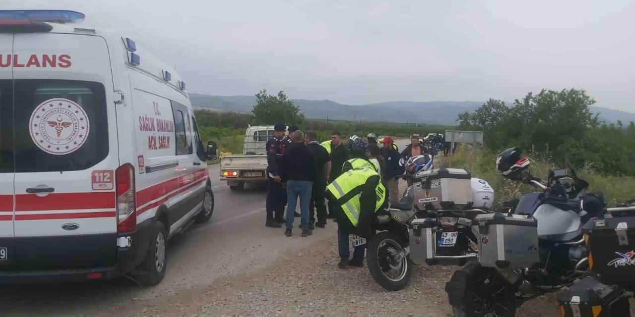 Virajı Alamayan Motosiklet Su Kanalına Çarptı: 1 Ölü, 1 Yaralı