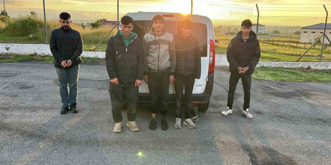 Tekirdağ’da Ormana Kaçan 2 Organizatör Ve 3 Kaçak Göçmen Yakalandı