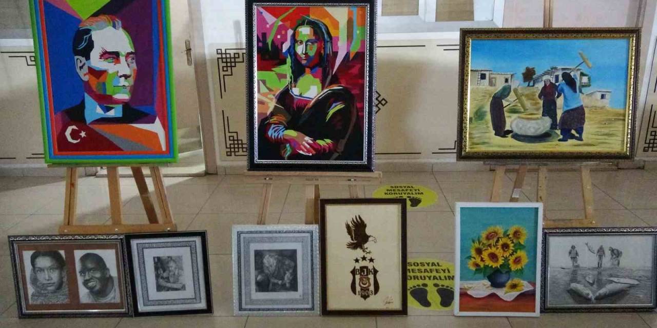 Hükümlülerden ‘Renkler Konuşuyor’ Temalı Sergi