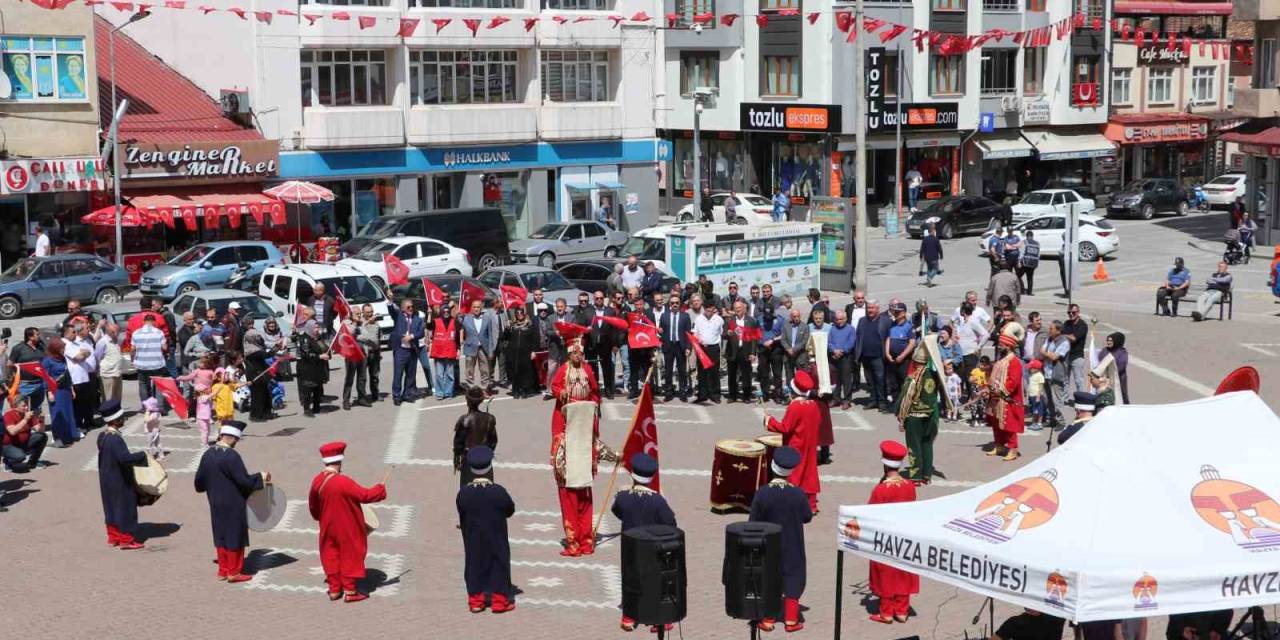 Havza’da Festival Mehterli Festival Yürüyüşü İle Başladı