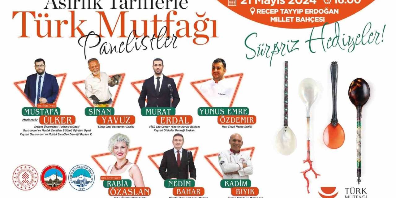 Büyükşehir’den ‘Asırlık Tariflerle Türk Mutfağı’ Paneli