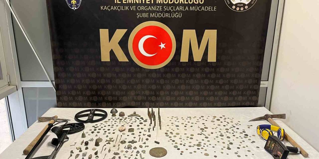 Kütahya’da 7 Adrese Eş Zamanlı Tarihi Eser Kaçakçılığı Operasyonu: 5 Gözaltı